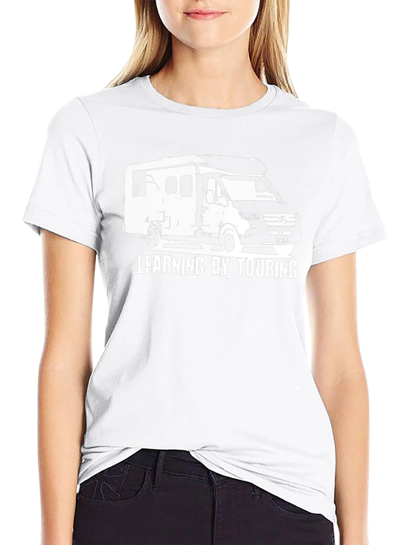 Learning by Touring RV T-Shirt - Black