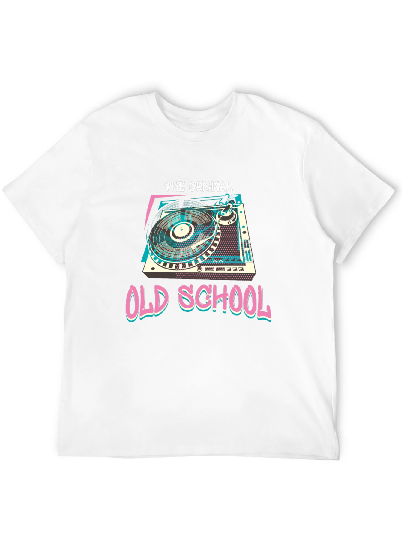 Original Old School DJ Turntable Graphic Tee