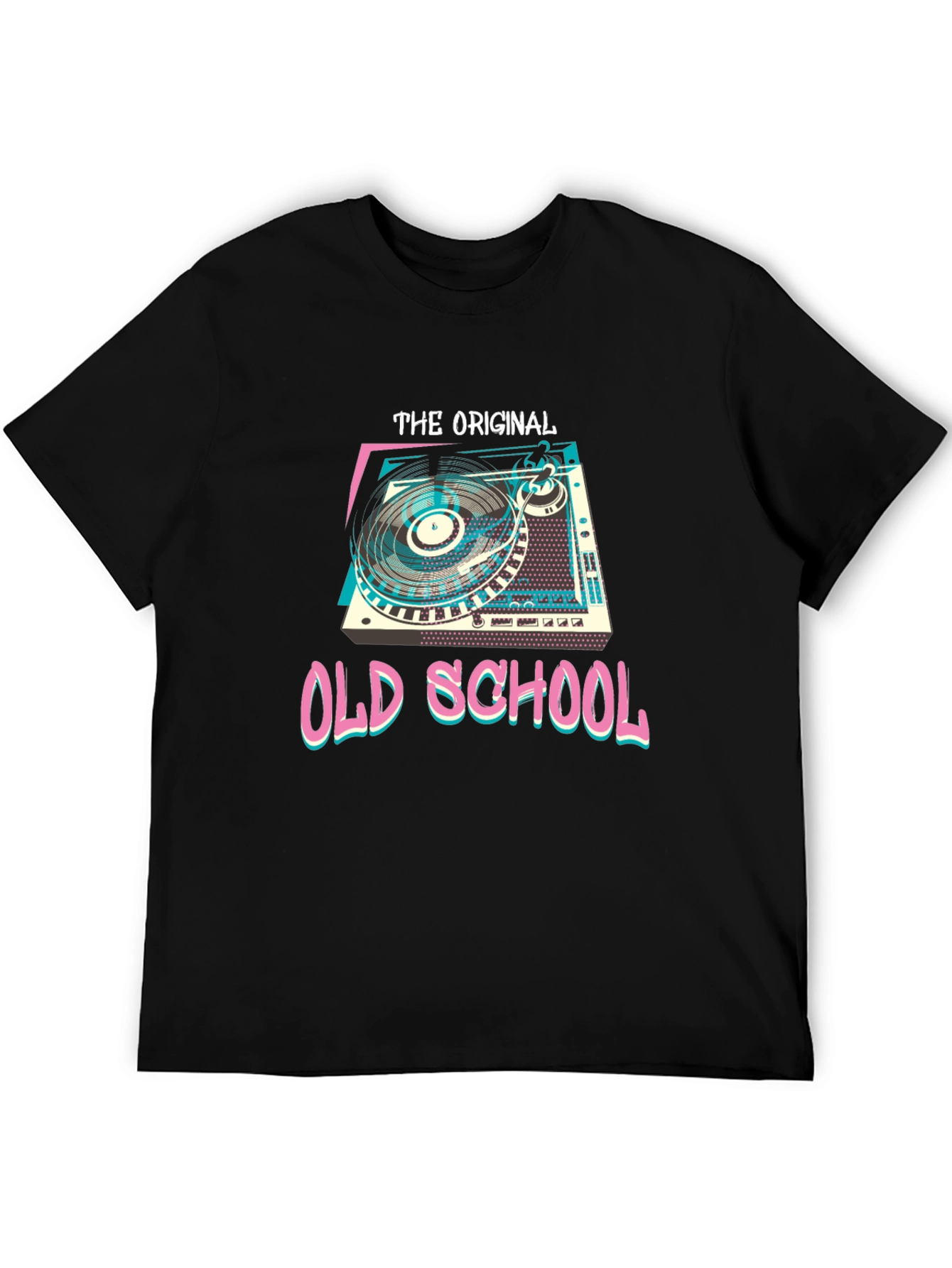 Original Old School DJ Turntable Graphic Tee