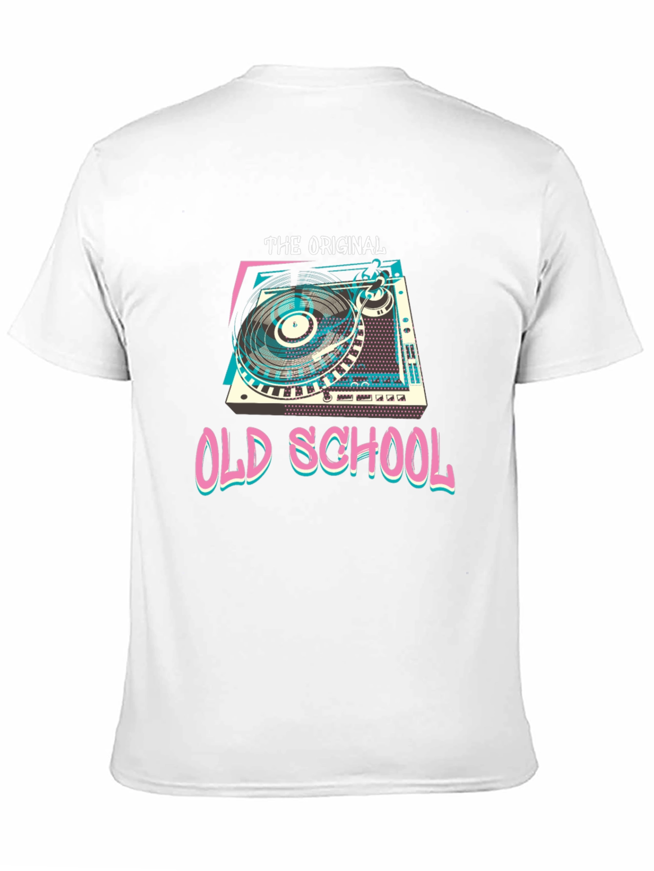 Original Old School DJ Turntable Graphic Tee