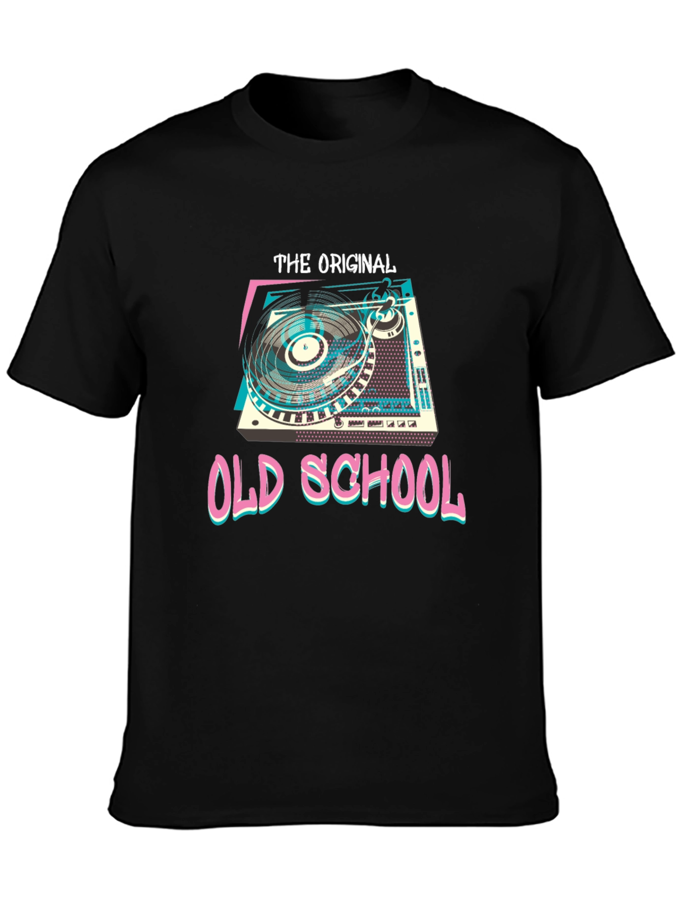 Original Old School DJ Turntable Graphic Tee