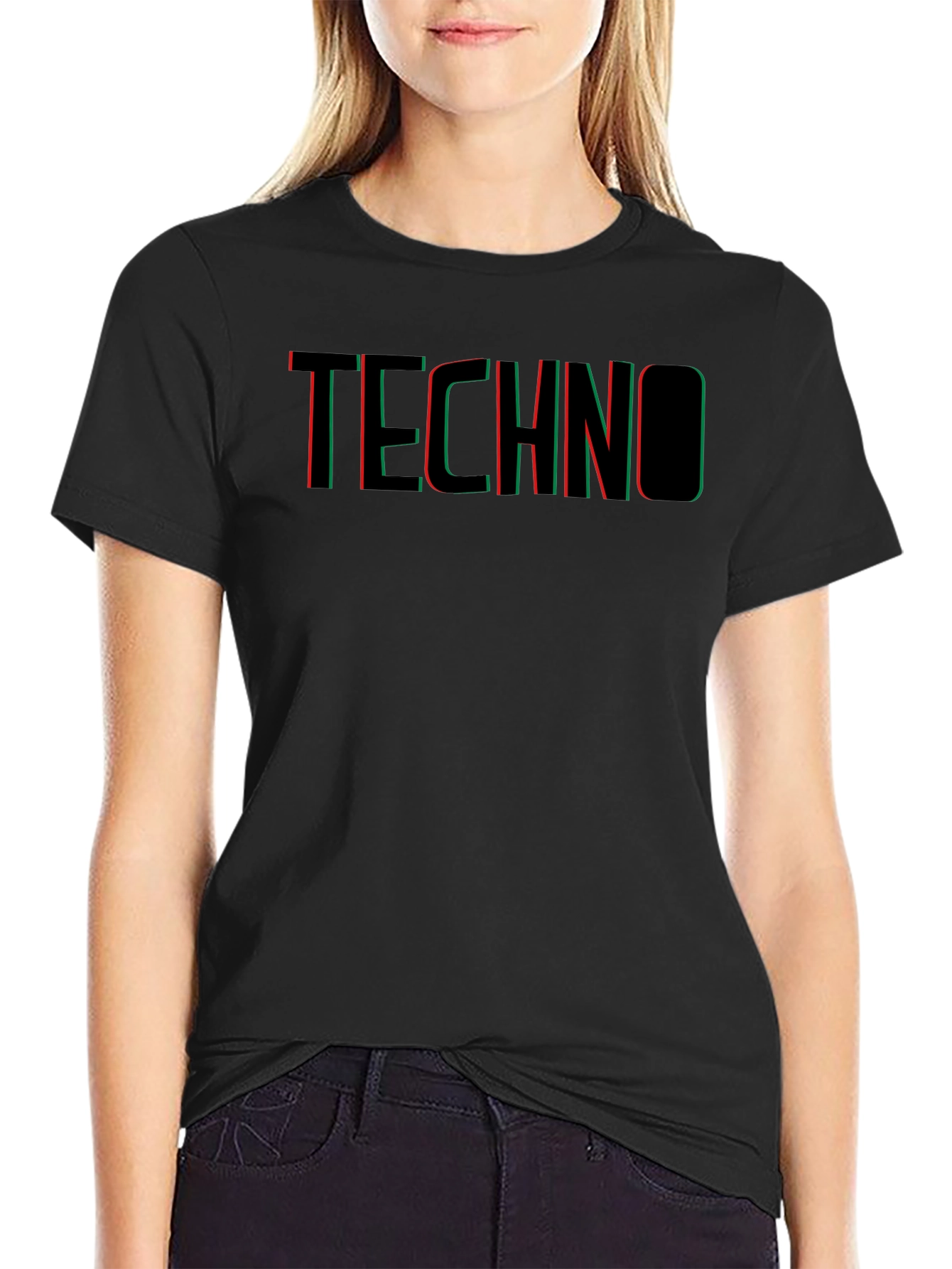 Techno Graphic Tee - Unique Design
