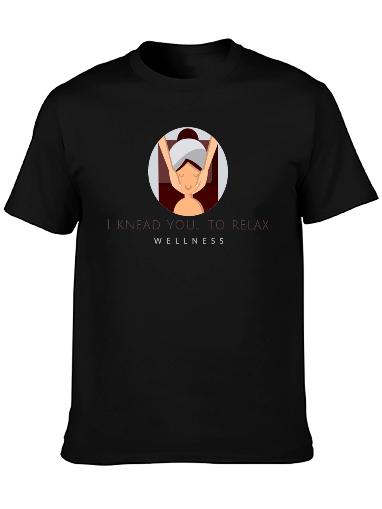 Relaxing Wellness Spa T-Shirt - Black