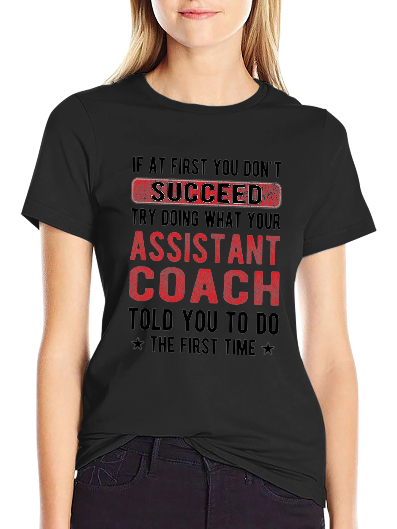 Assistant Coach T-Shirt Funny Slogan