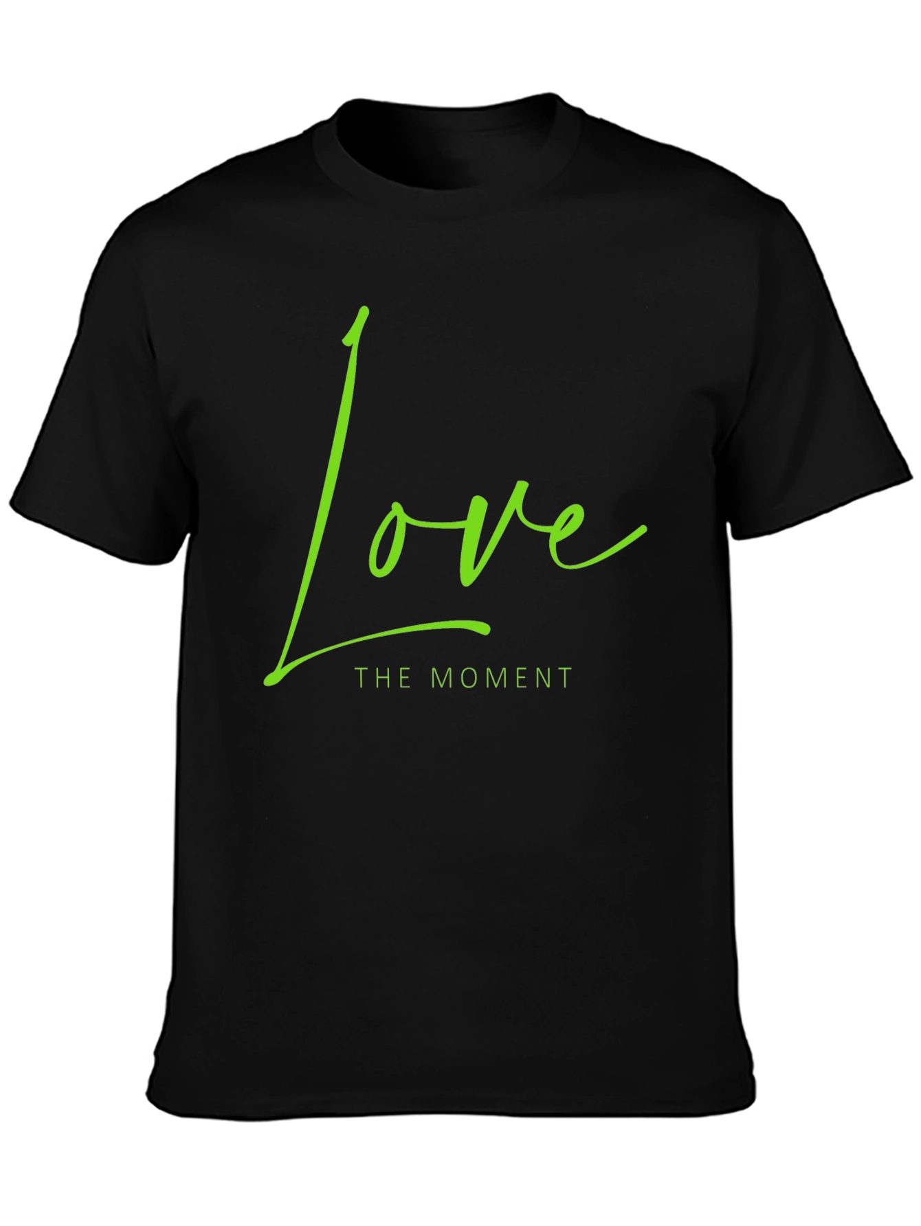Love the Moment Black Graphic Tee