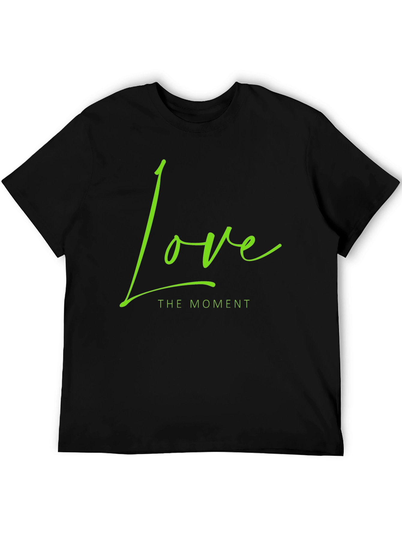 Love the Moment Black Graphic Tee
