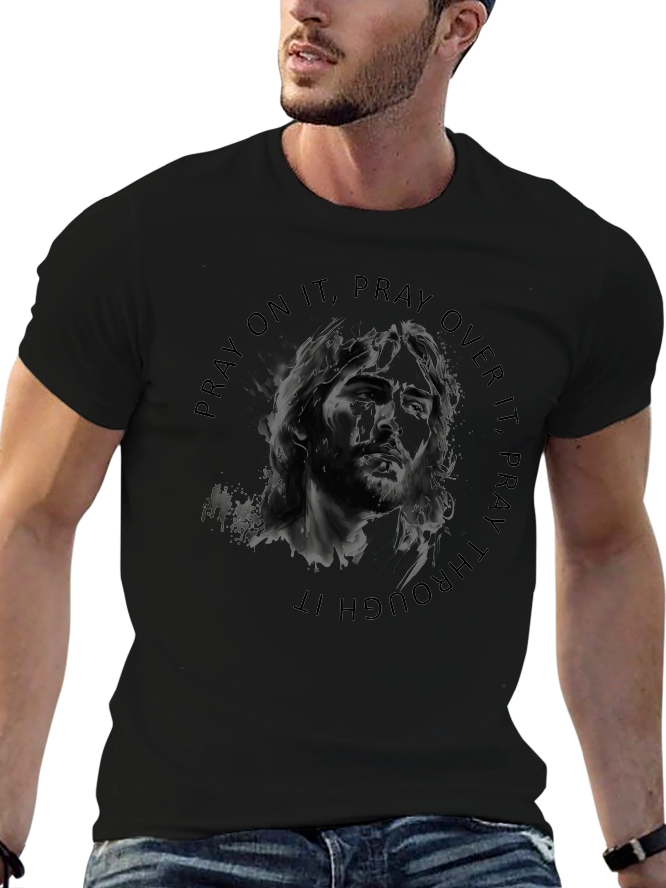 Pray On It Graphic T-Shirt - Soft Cotton Blend