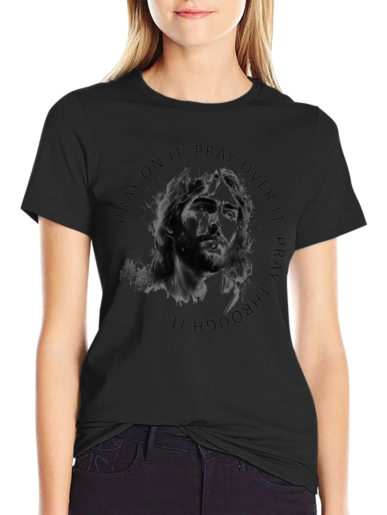 Pray On It Graphic T-Shirt - Soft Cotton Blend