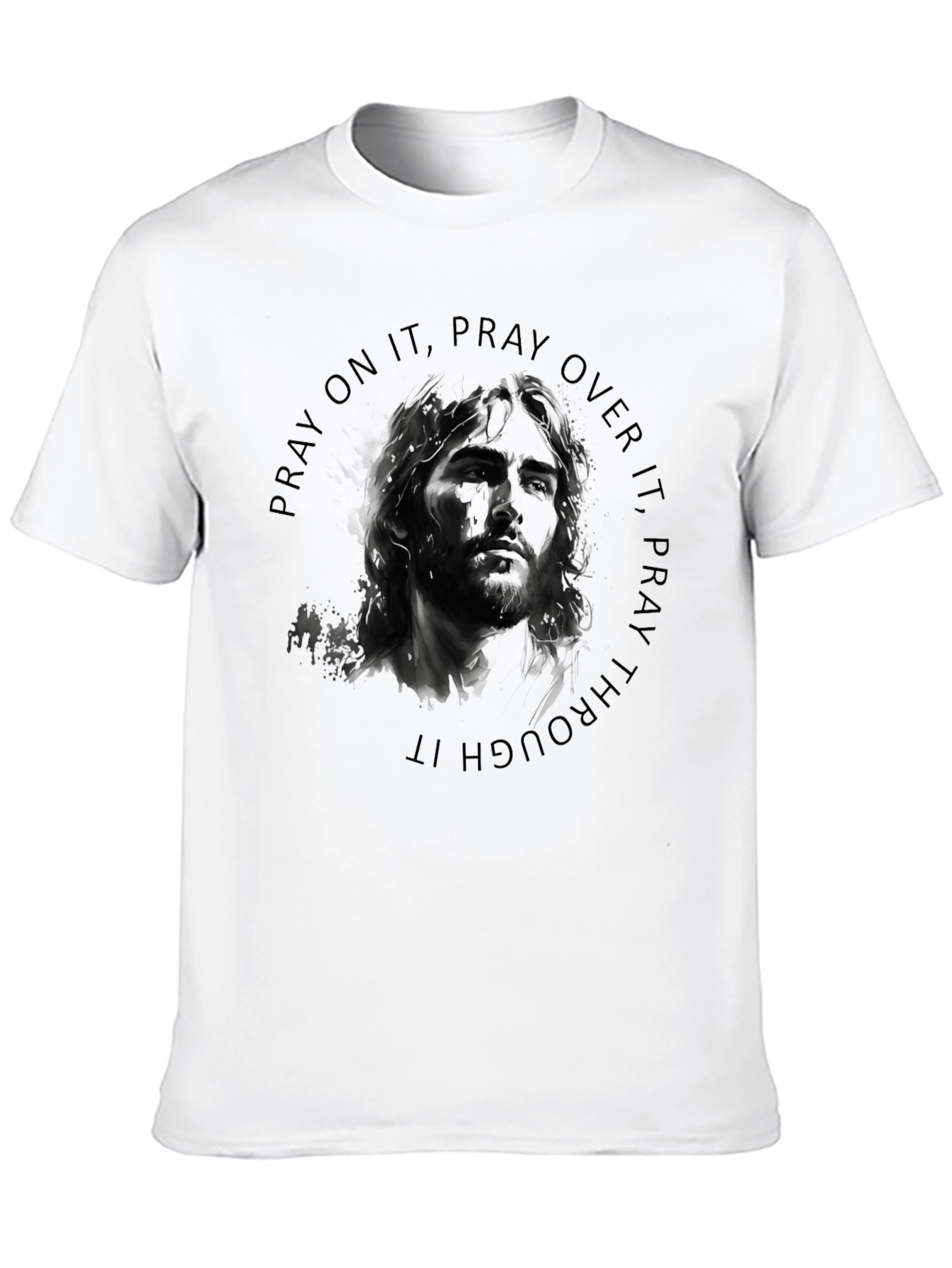 Pray On It Graphic T-Shirt - Soft Cotton Blend