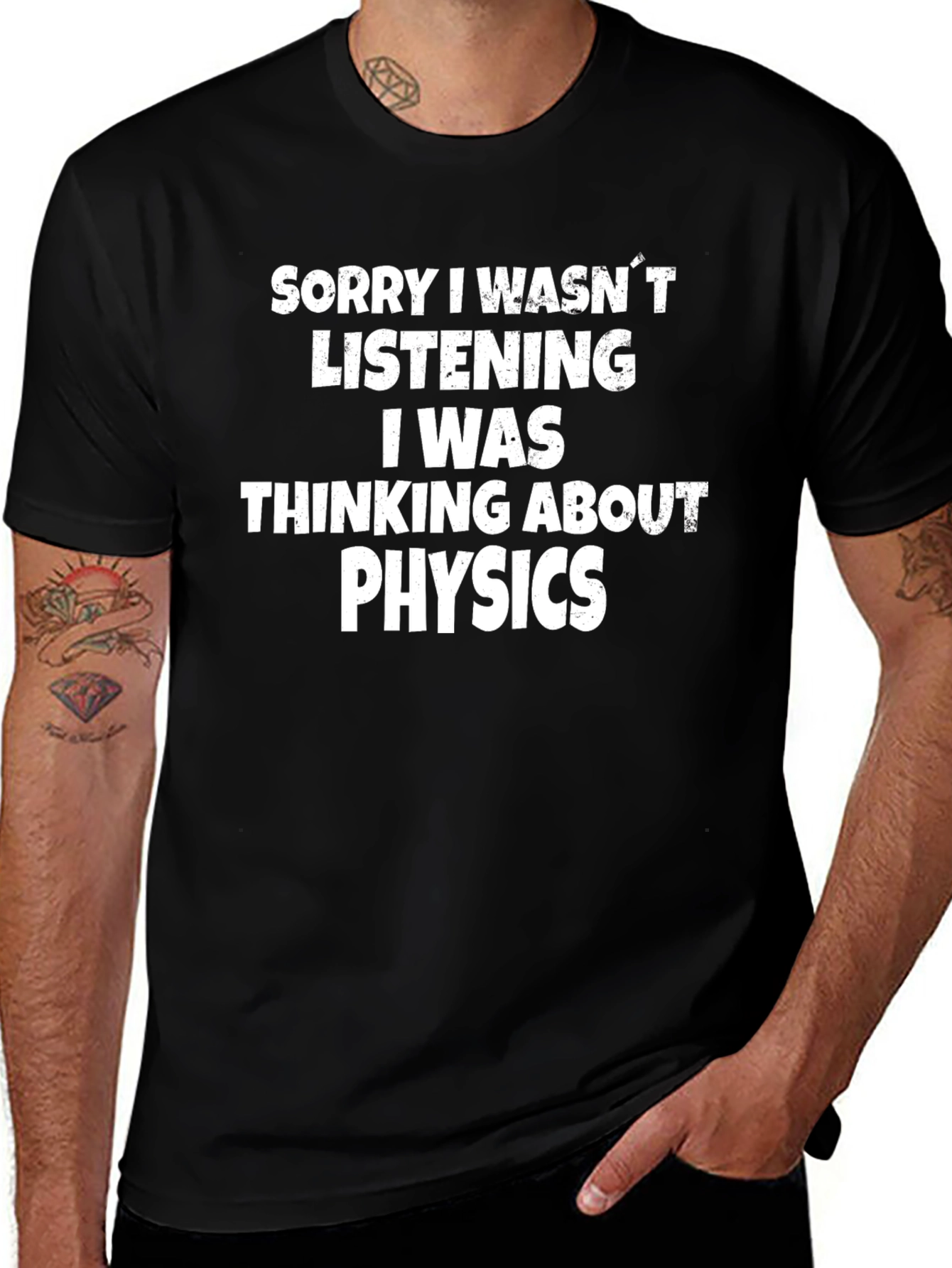 Physics Thought T-Shirt - Funny Science Tee