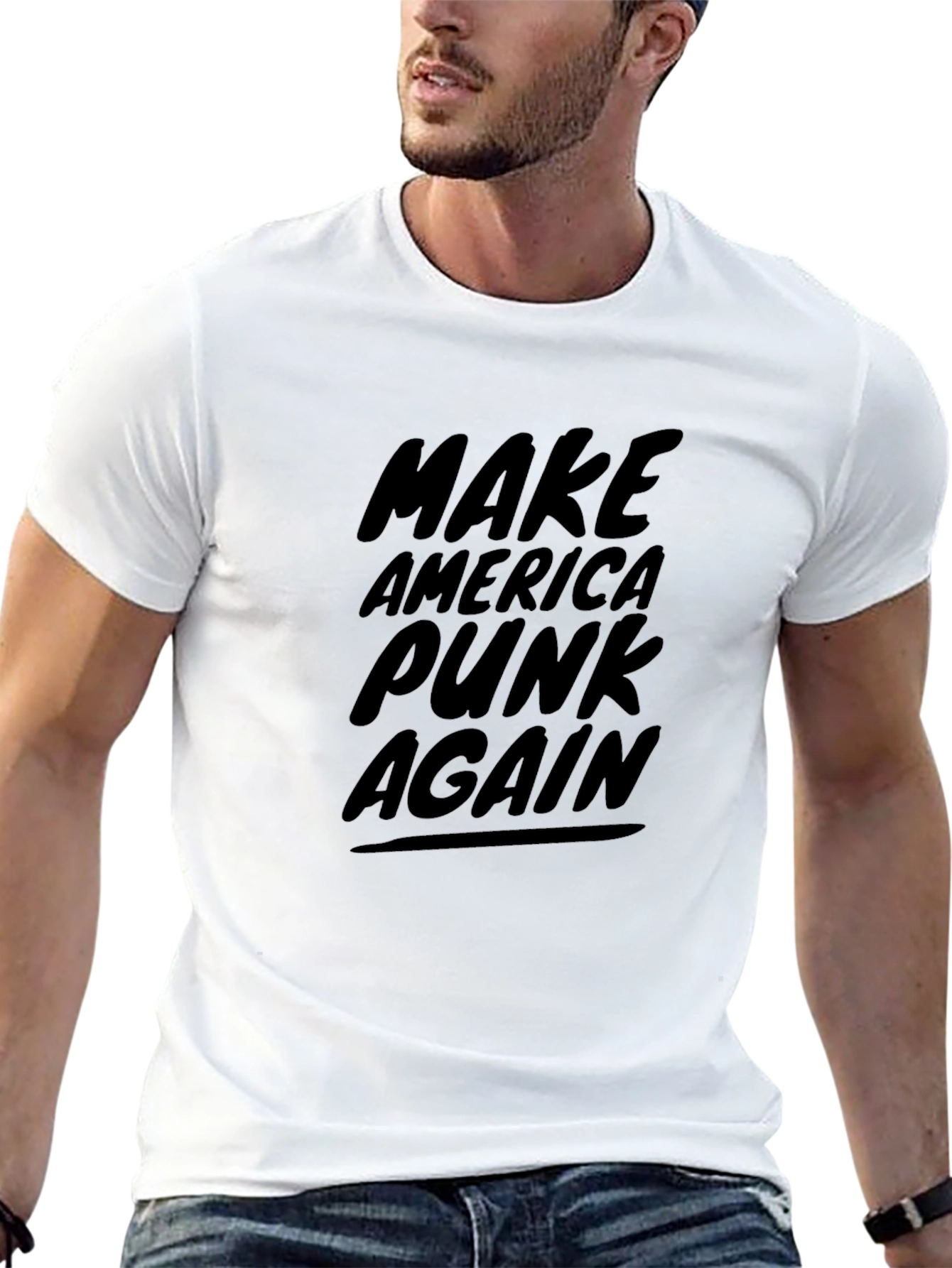 Make America Punk Again Graphic Tee - Black