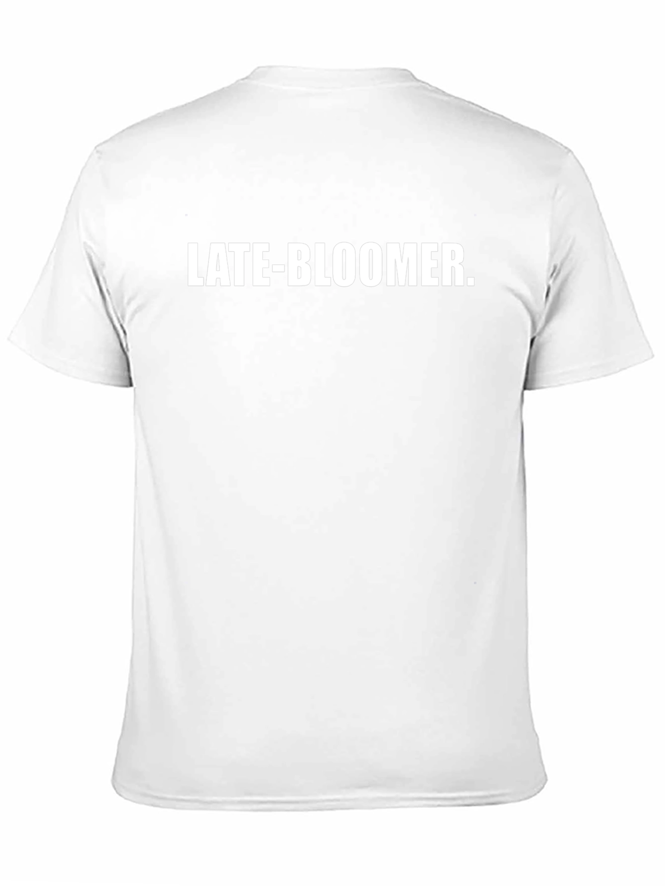 Late-Bloomer Black T-Shirt | Comfortable Casual Wear
