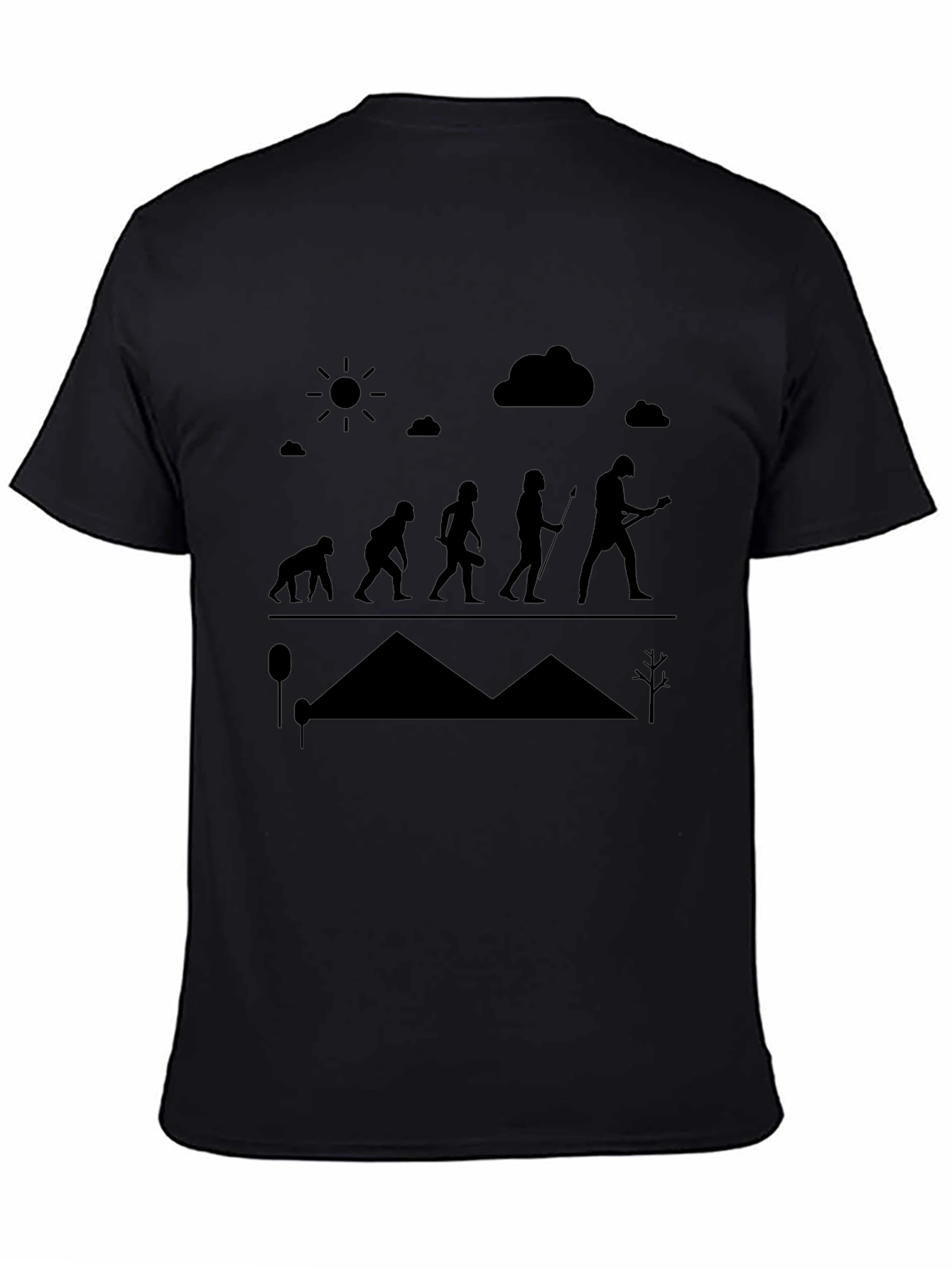 Evolution of Rock T-Shirt - Funny Musician Tee