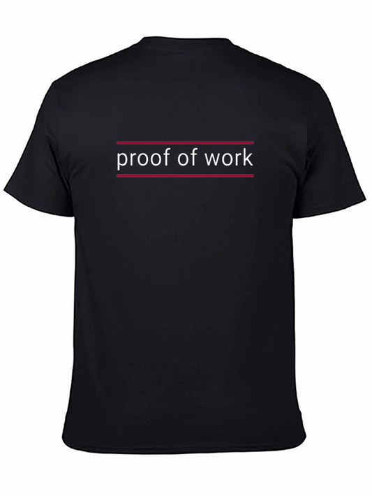 Proof of Work Black T-Shirt