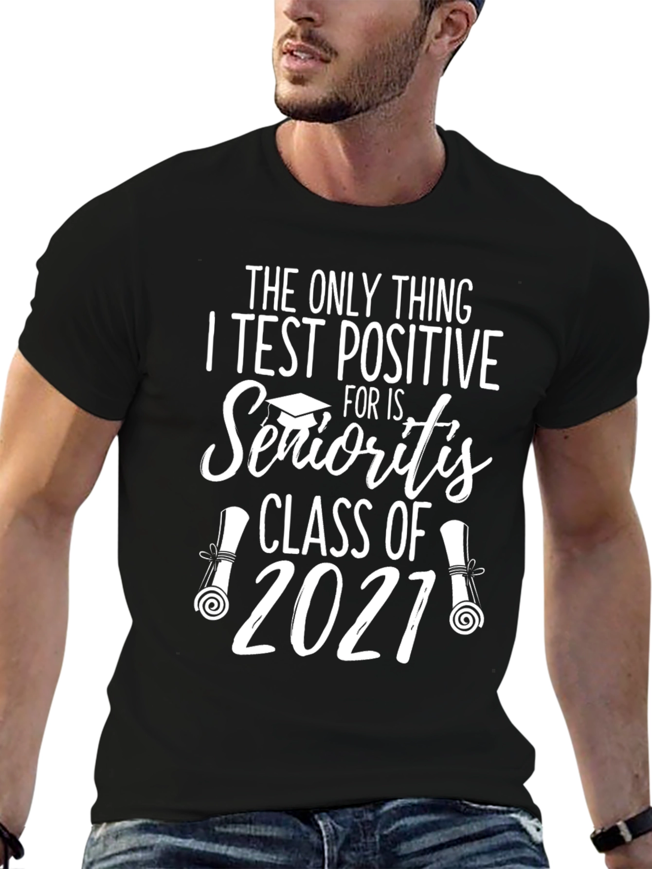 Senioritis Class of 2021 Graduation T-Shirt