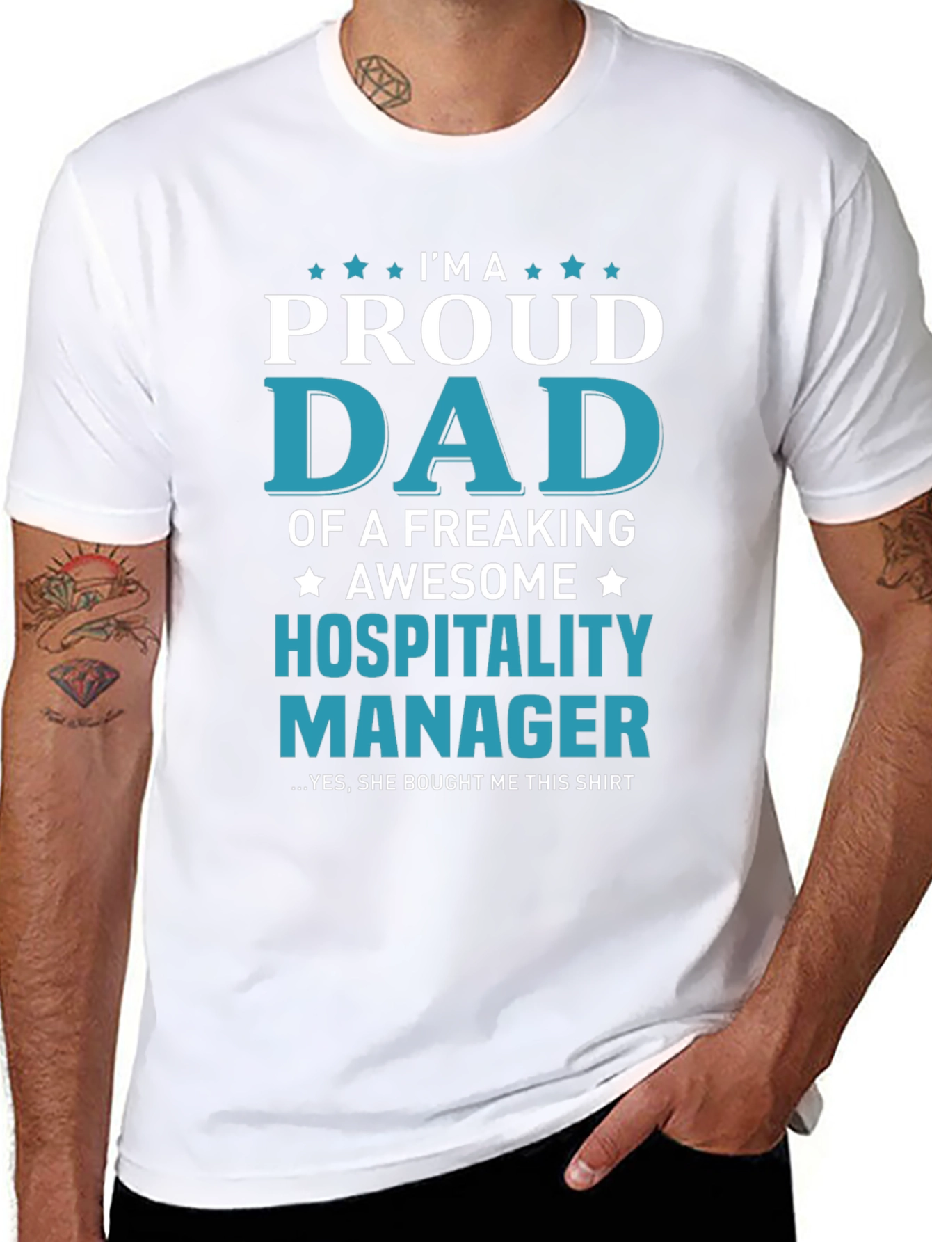 Proud Dad of a Hospitality Manager T-Shirt