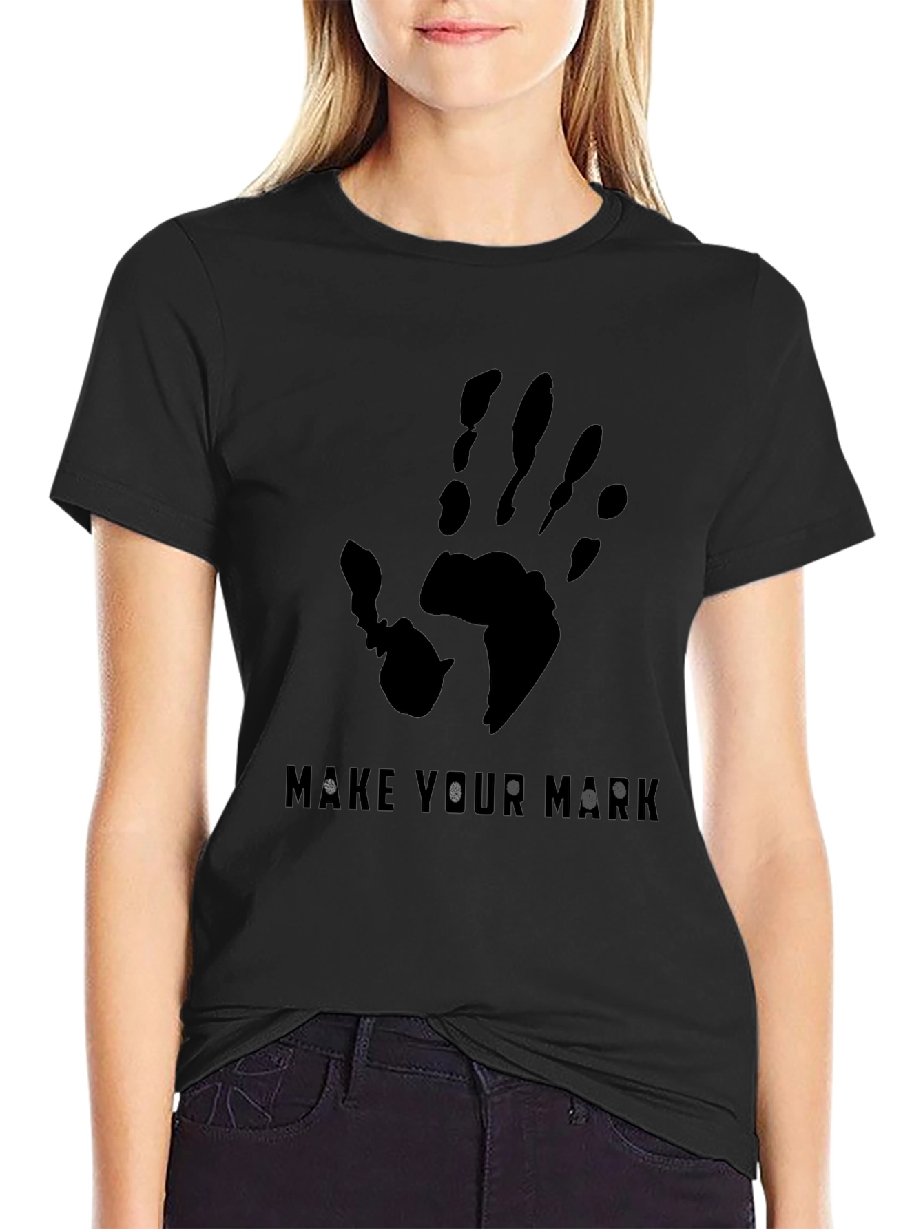 Make Your Mark Graphic T-Shirt - Black