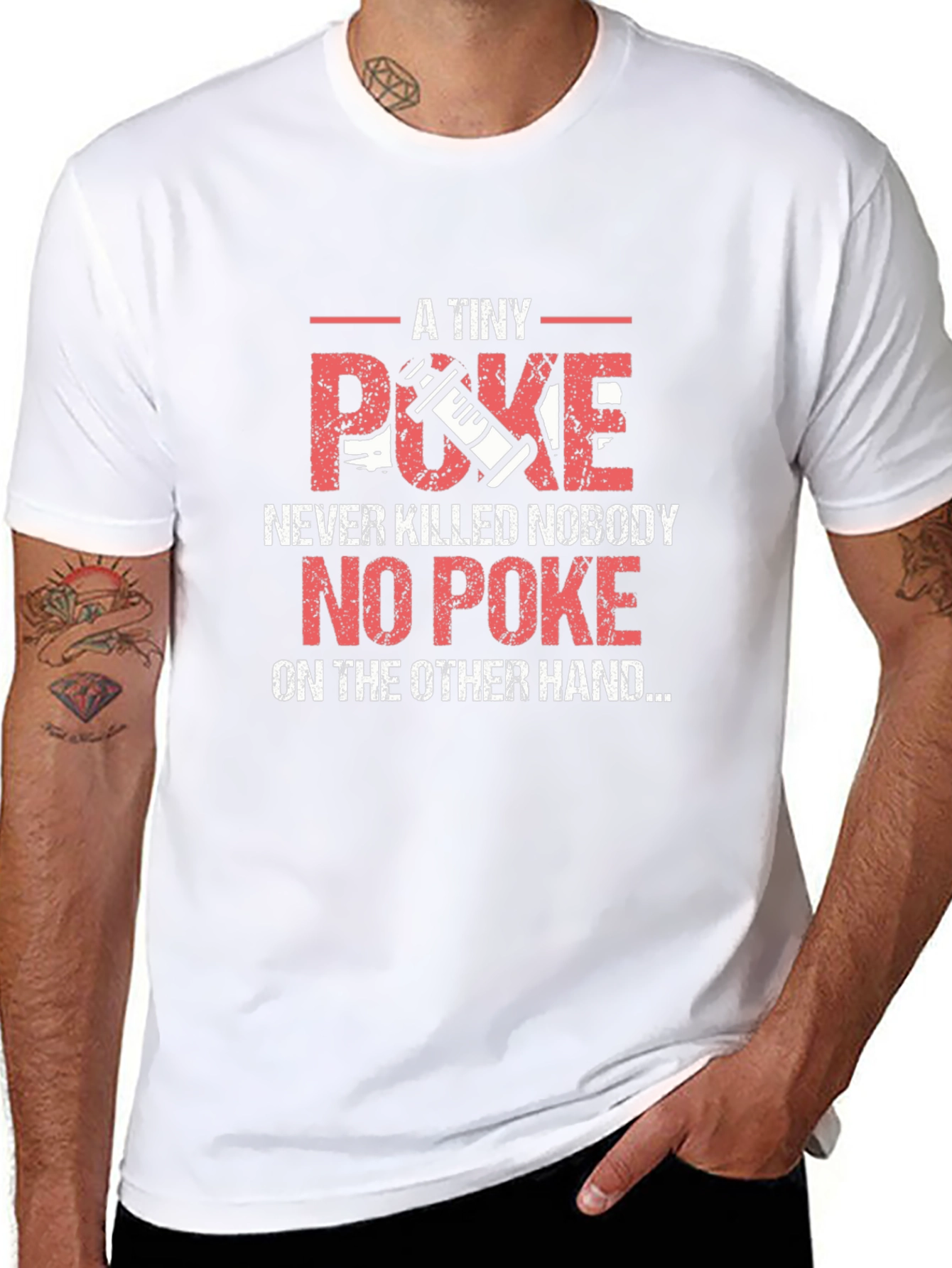 A Tiny Poke T-Shirt Funny Vaccine Gift