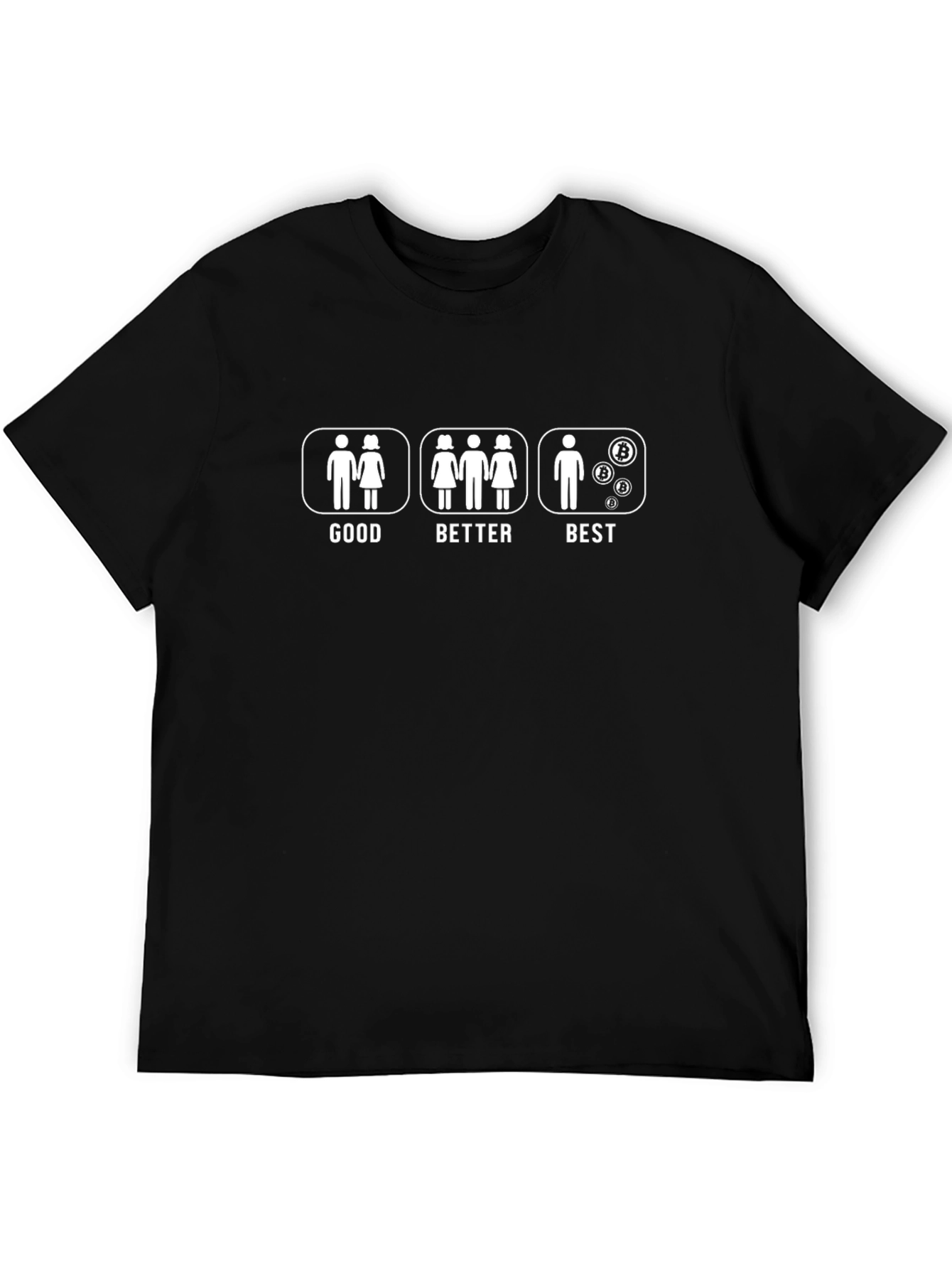 Funny Bitcoin T-Shirt - Good Better Best Crypto Tee