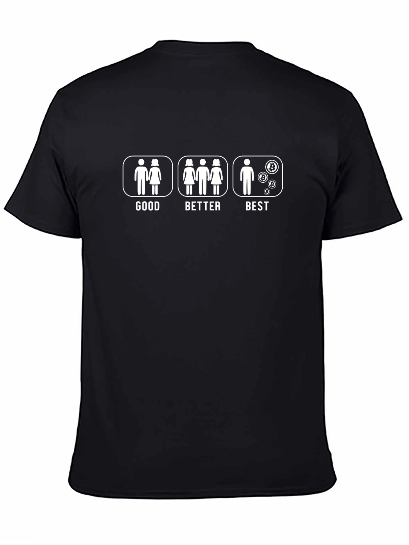 Funny Bitcoin T-Shirt - Good Better Best Crypto Tee
