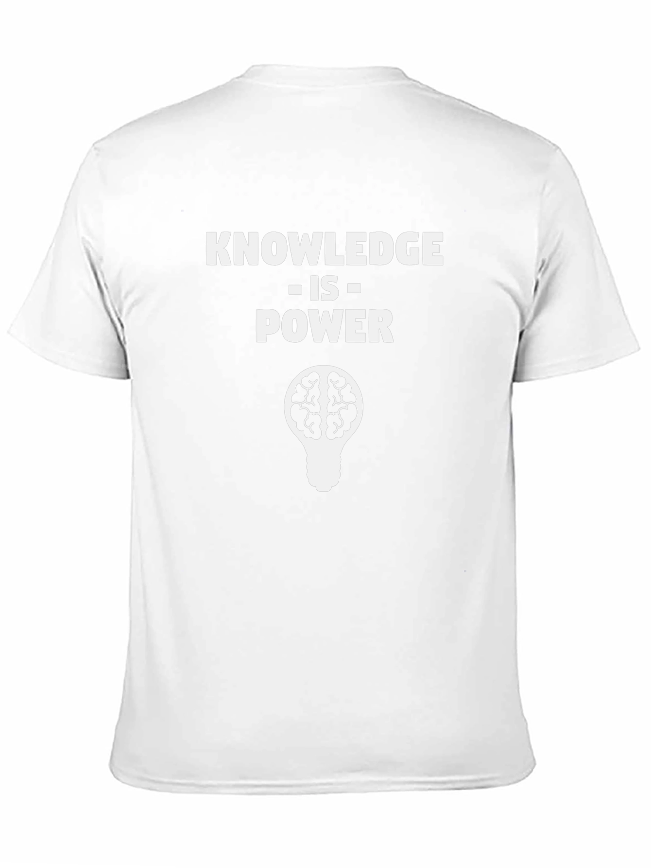 Knowledge Is Power Brain T-Shirt