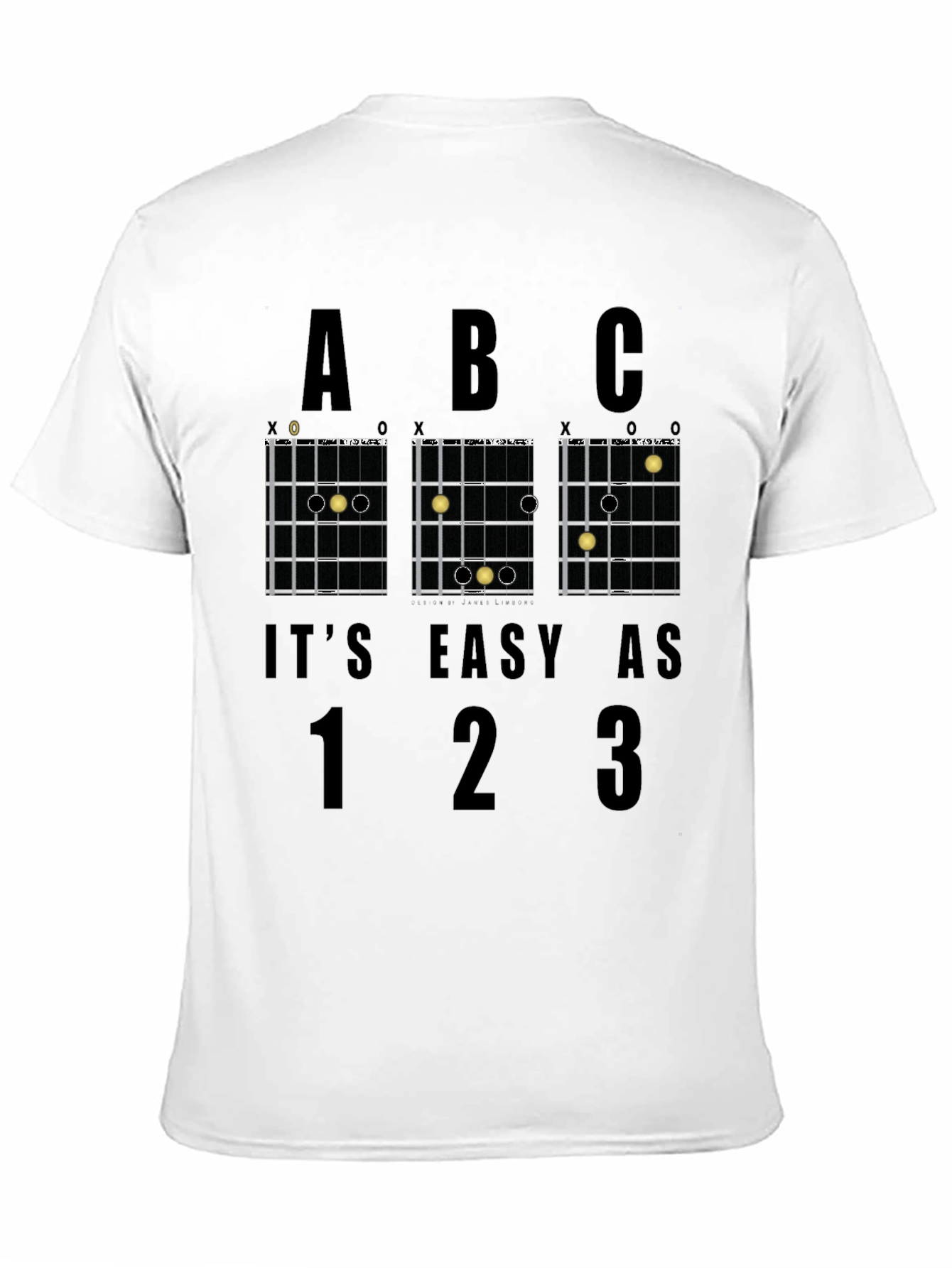 Easy Guitar Chords Graphic T-Shirt