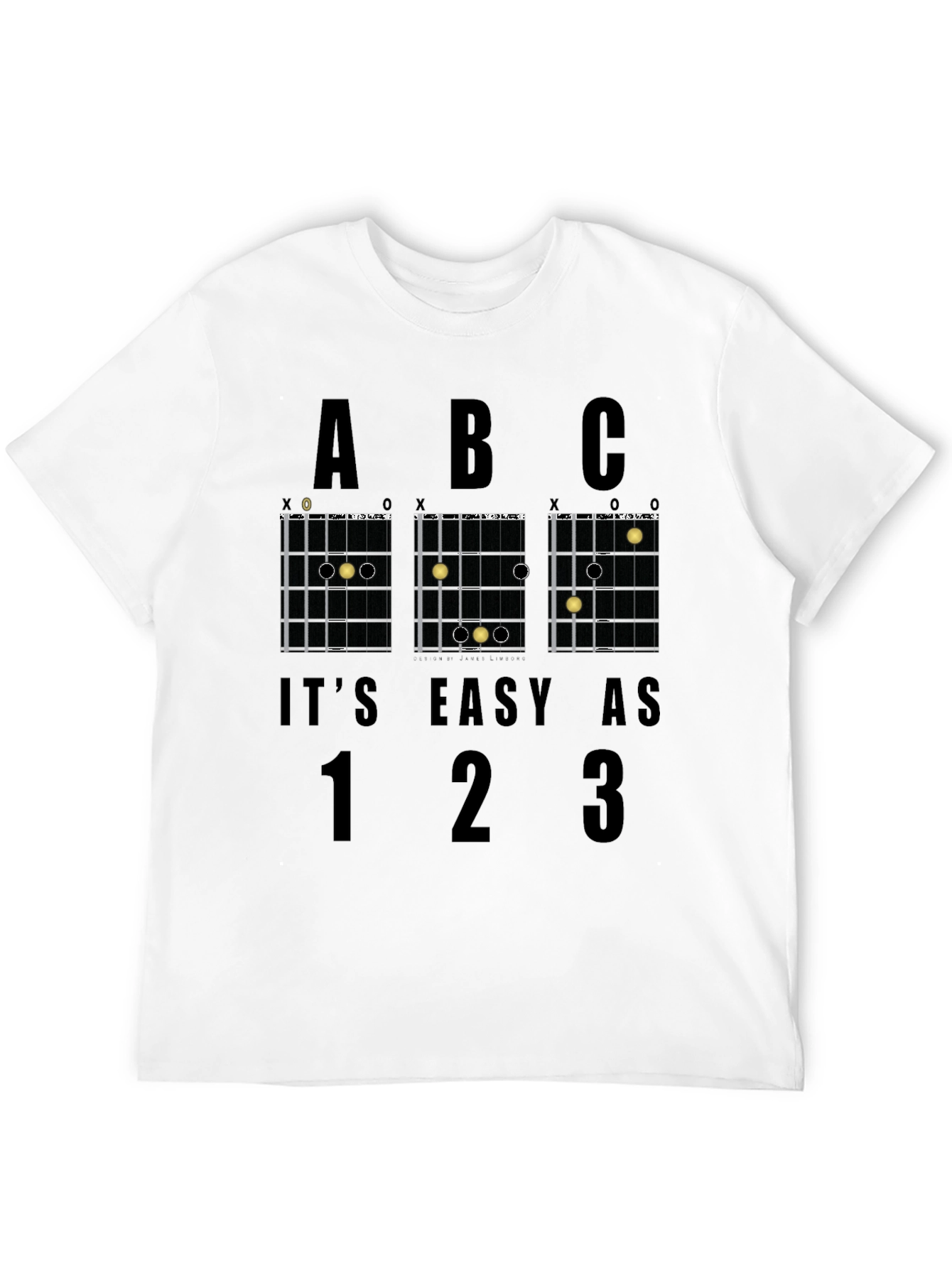 Easy Guitar Chords Graphic T-Shirt