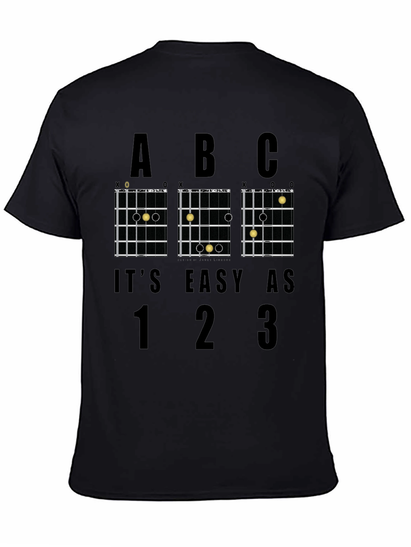 Easy Guitar Chords Graphic T-Shirt