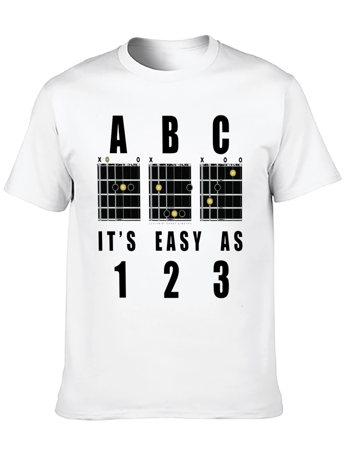 Easy Guitar Chords Graphic T-Shirt