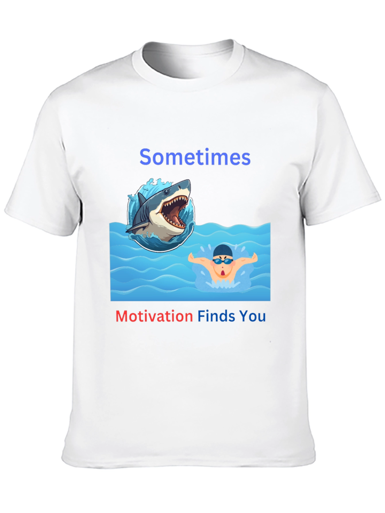 Sometimes Motivation Finds You T-Shirt