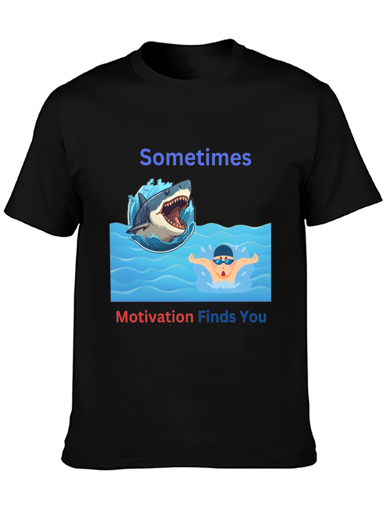 Sometimes Motivation Finds You T-Shirt