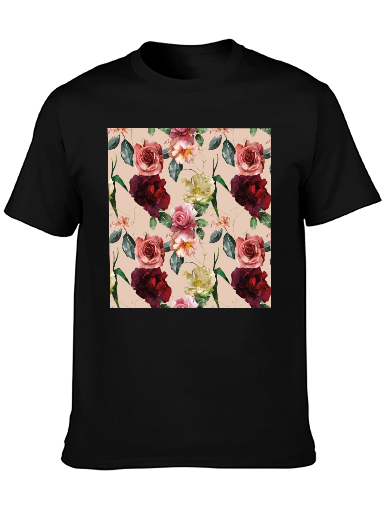 Floral Print T-Shirt for Men