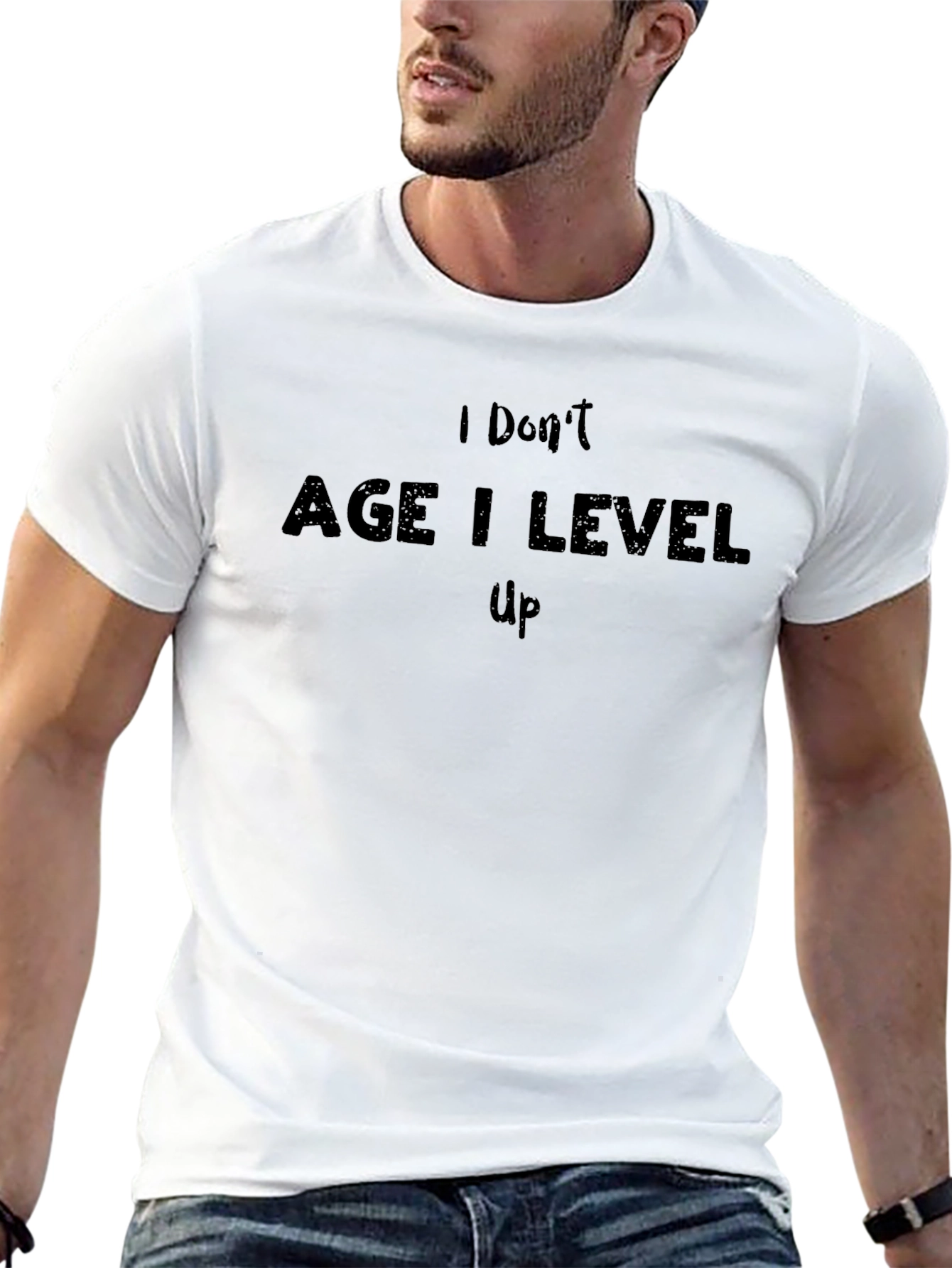 I Dont Age I Level Up Graphic Tee