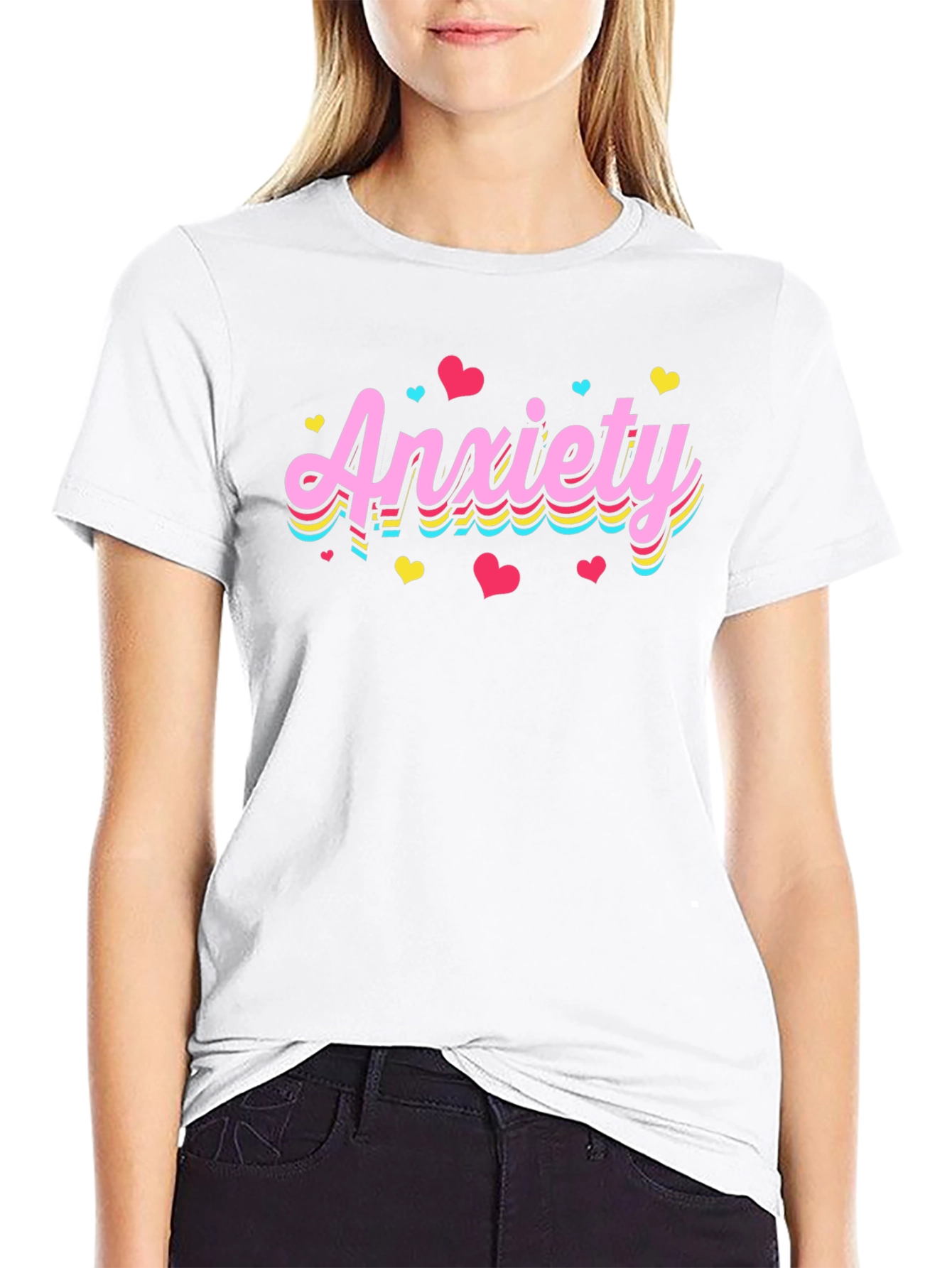 Anxiety Graphic Tee - Stylish Comfort