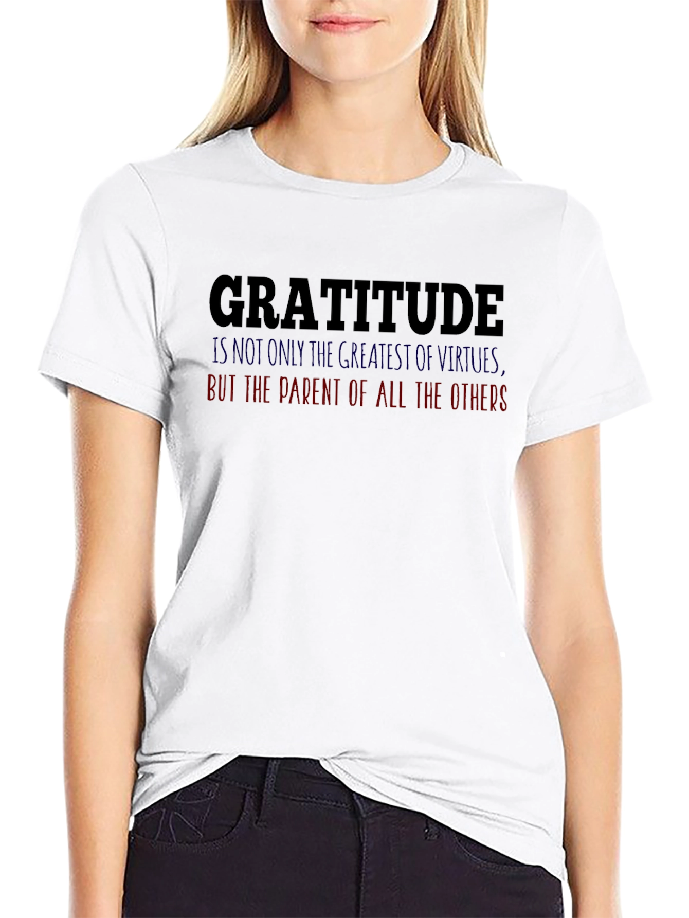 Gratitude Graphic Tee - Motivational T-Shirt