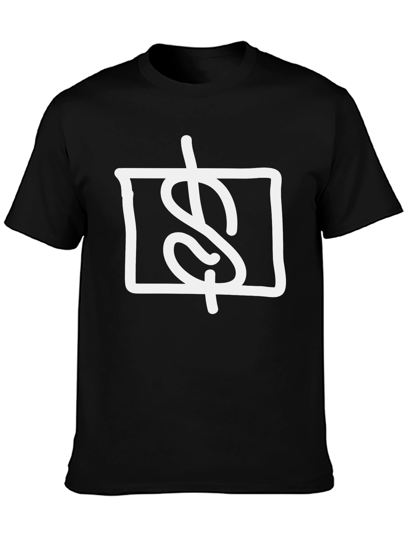 Modern Graphic Tee - Dollar Sign in Square