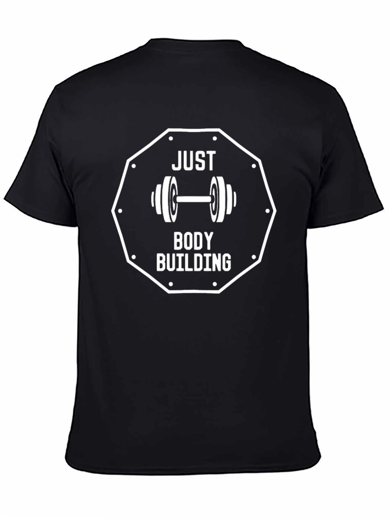 Just Body Building Black T-Shirt
