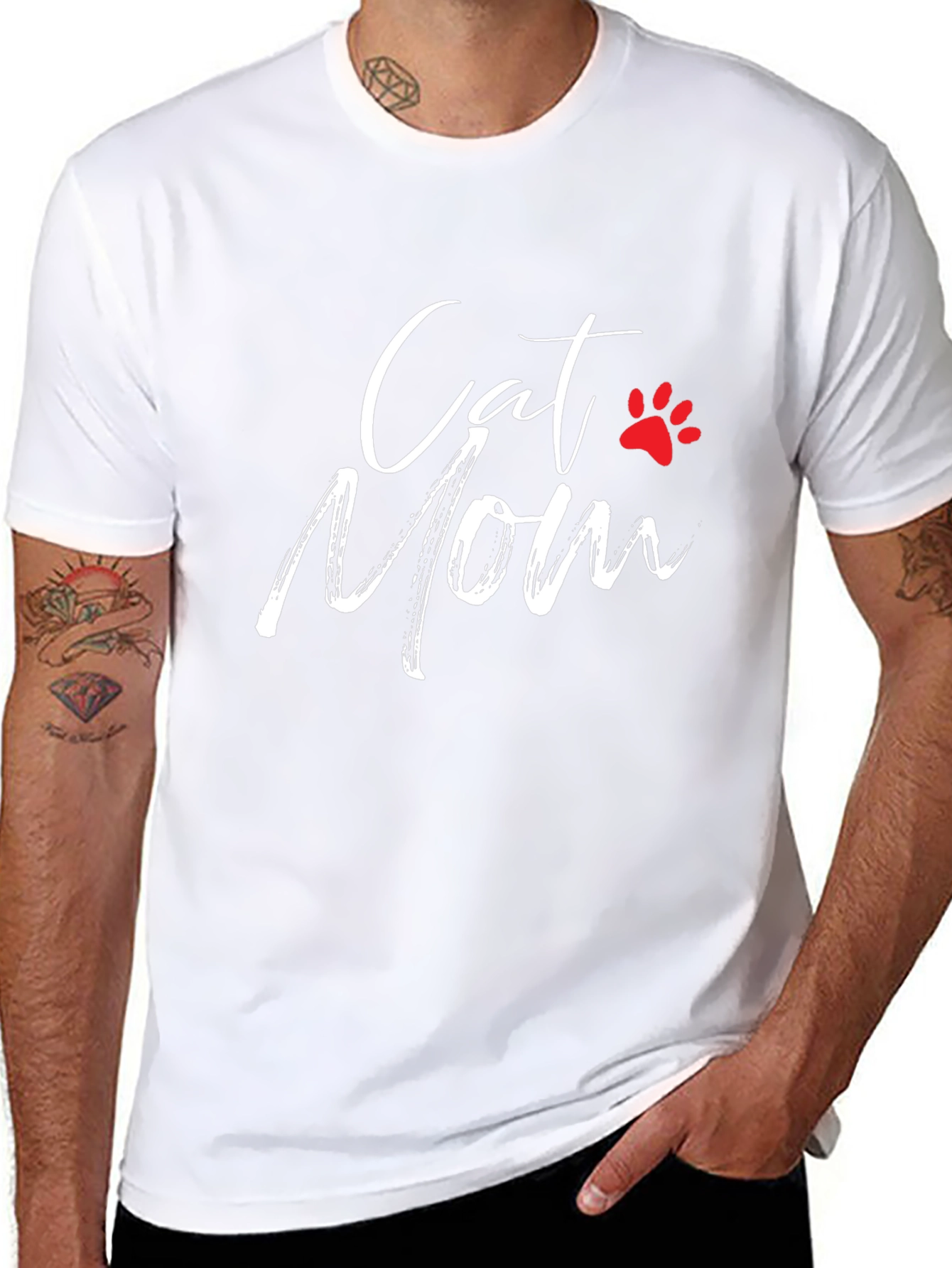 Cat Mom T-Shirt - Cute Pet Lover Tee