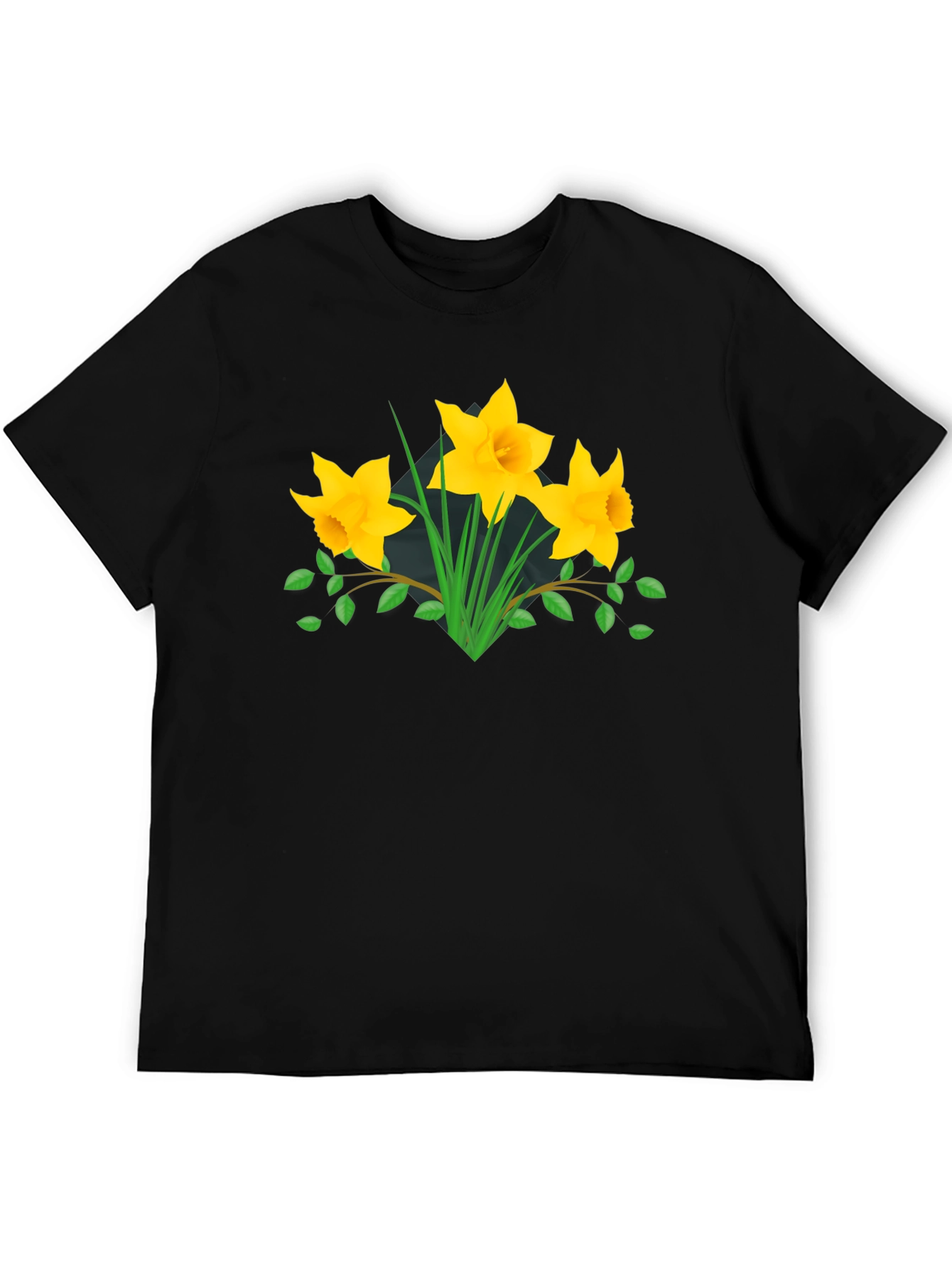 Floral Graphic Tee - Daffodil Design