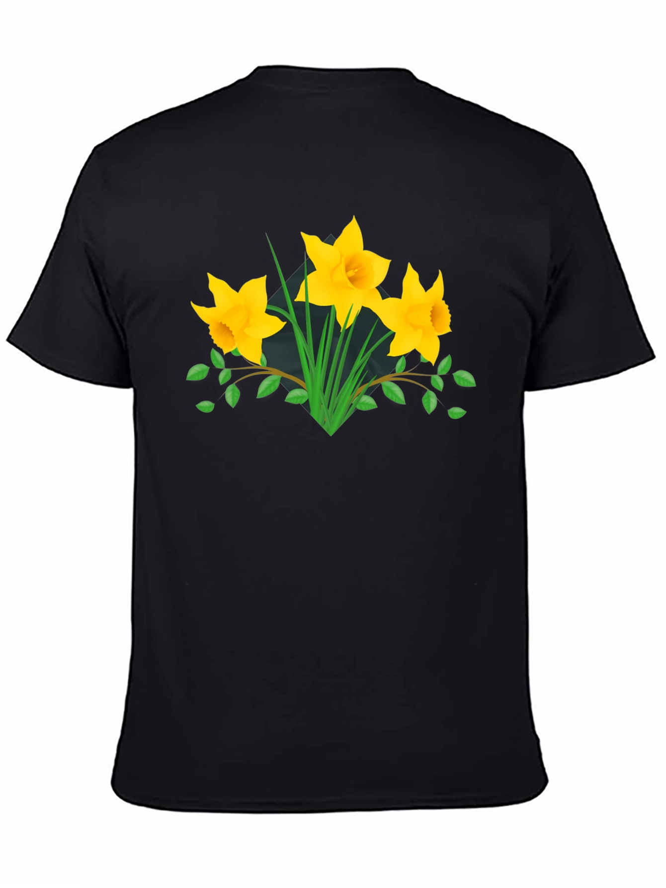 Floral Graphic Tee - Daffodil Design
