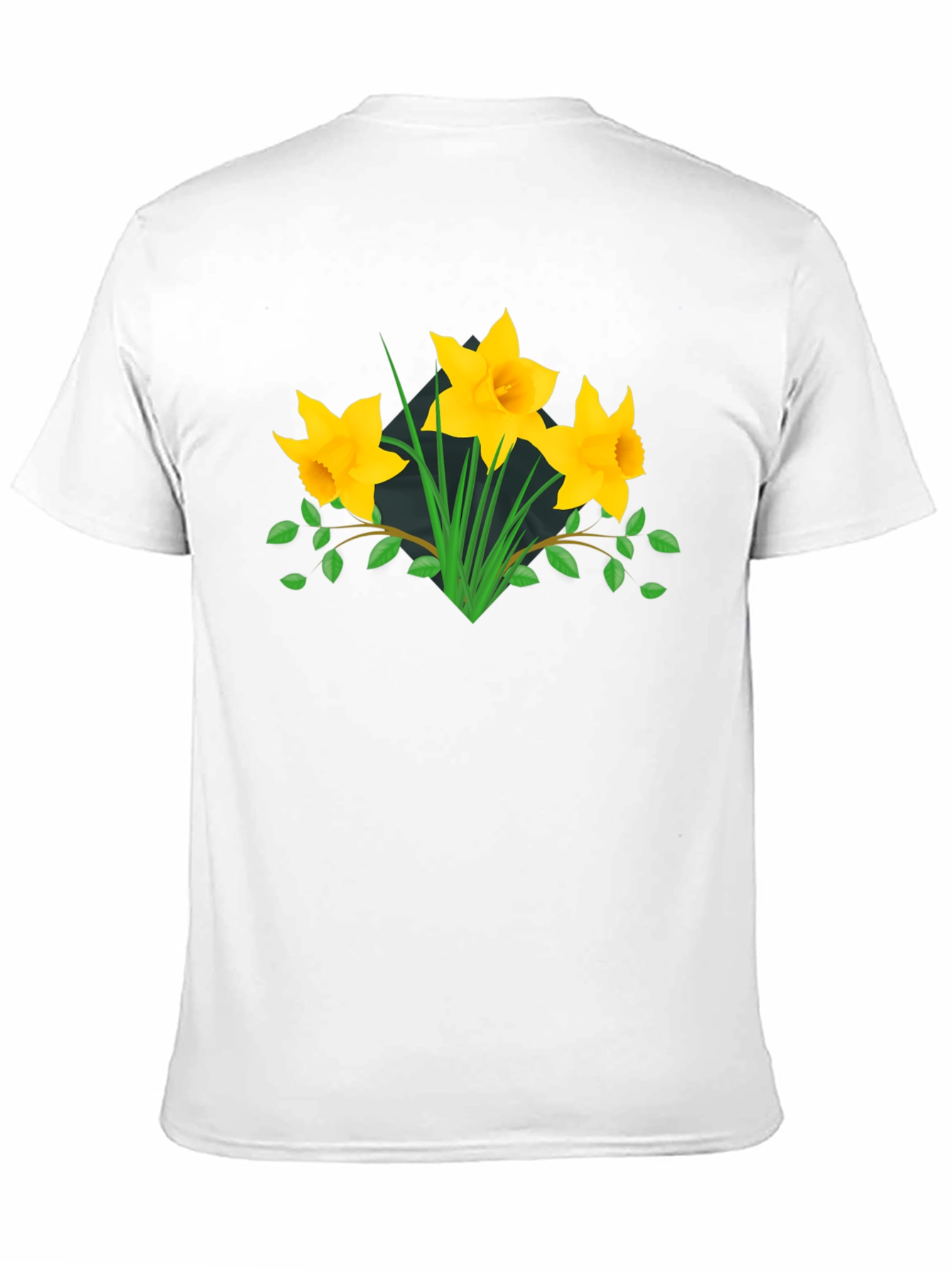 Floral Graphic Tee - Daffodil Design