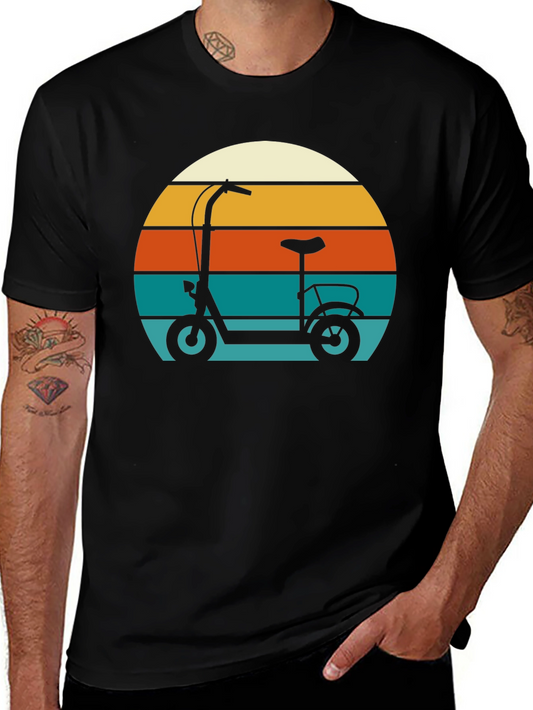 Retro Scooter Graphic T-Shirt
