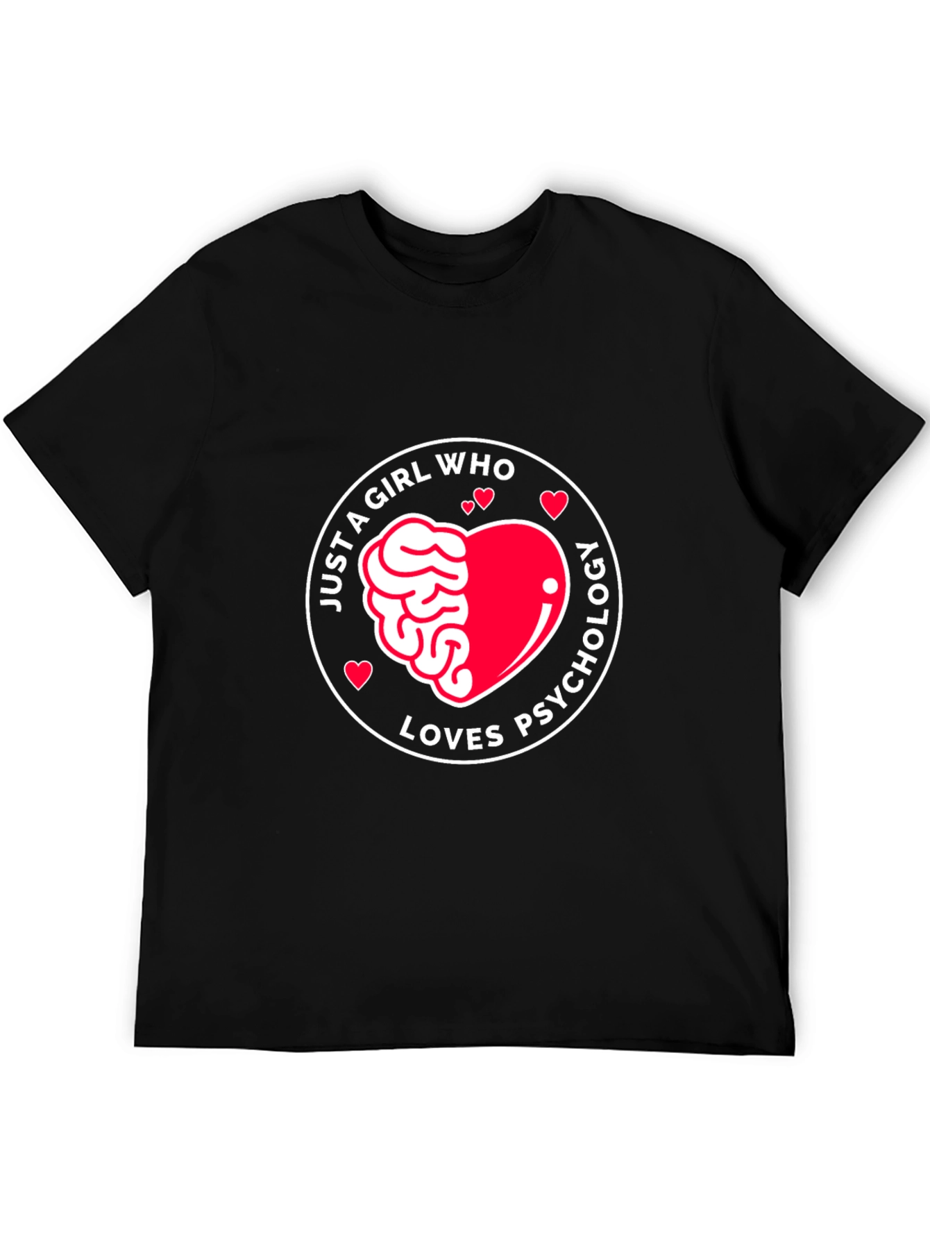 Just a Girl Who Loves Psychology T-Shirt