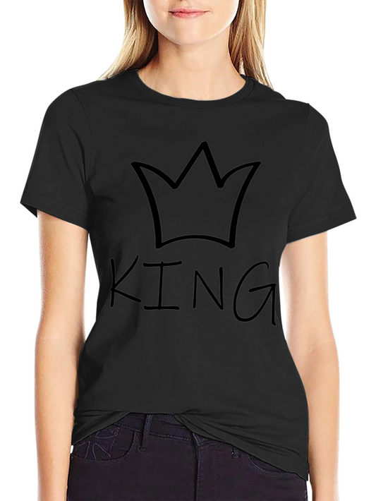 King Crown Black Graphic Tee
