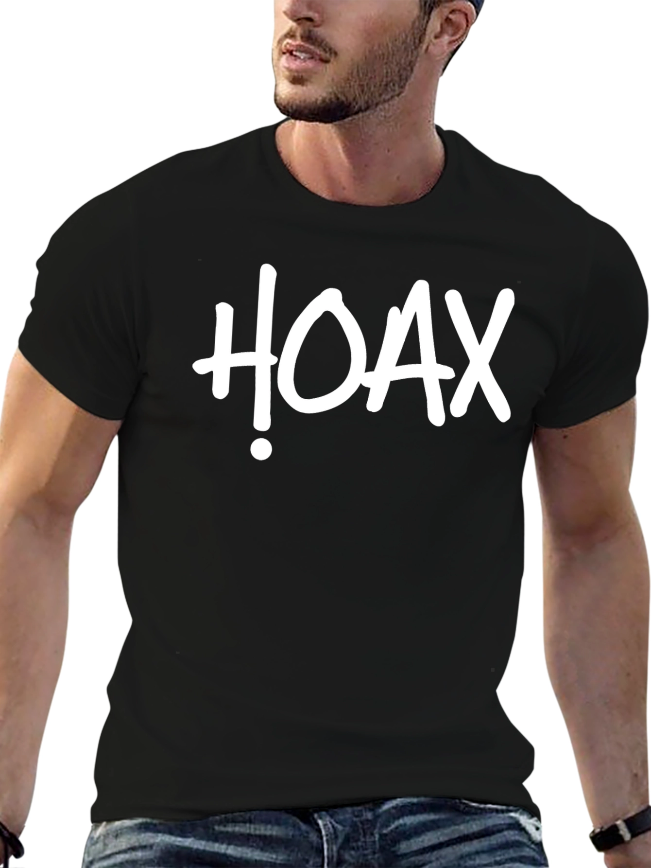 HOAX Graphic Tee - Bold Statement T-Shirt