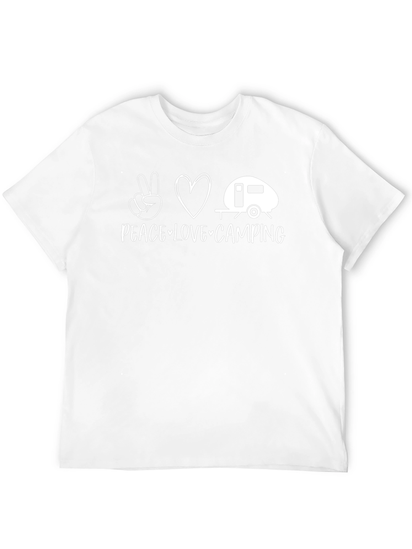 Peace Love Camping Graphic T-Shirt
