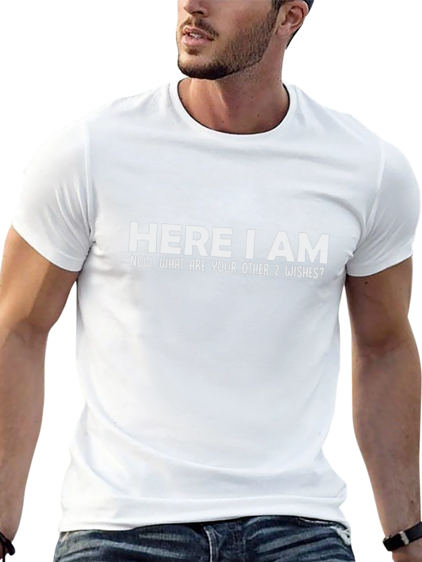 Here I am Funny Graphic T-Shirt