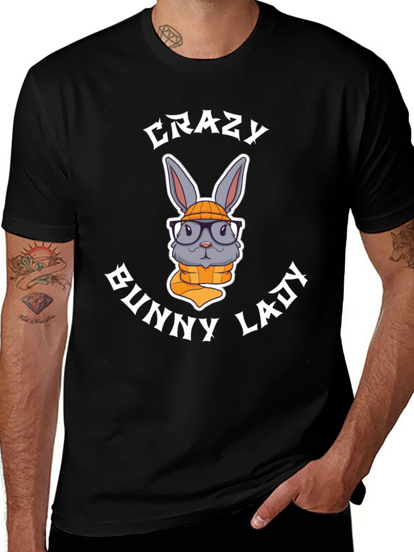 Crazy Bunny Lady T-Shirt