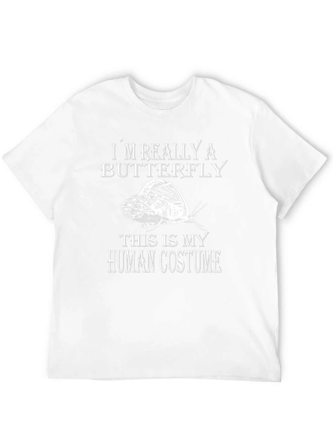 Butterfly Human Costume Funny Graphic Tee