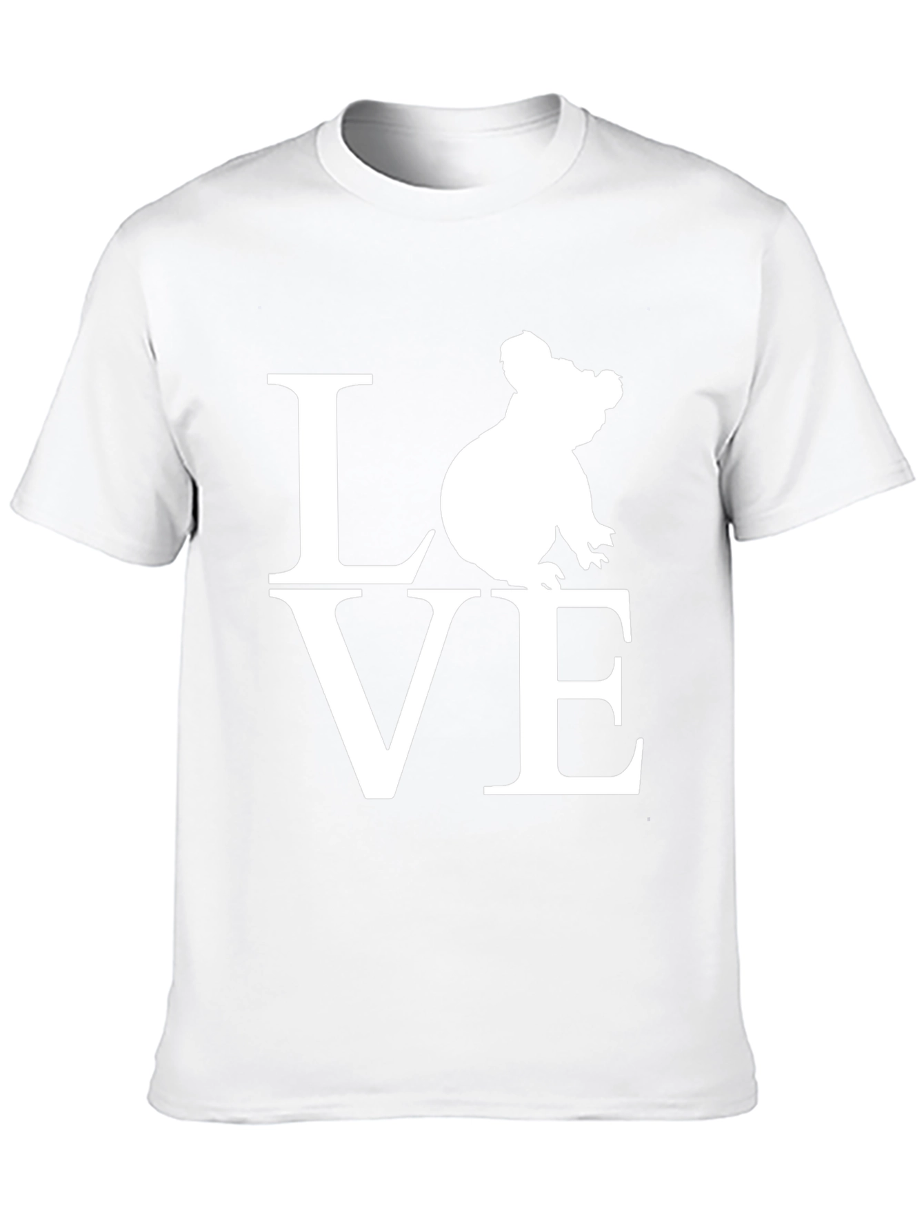 Koala Love Graphic T-Shirt - Black